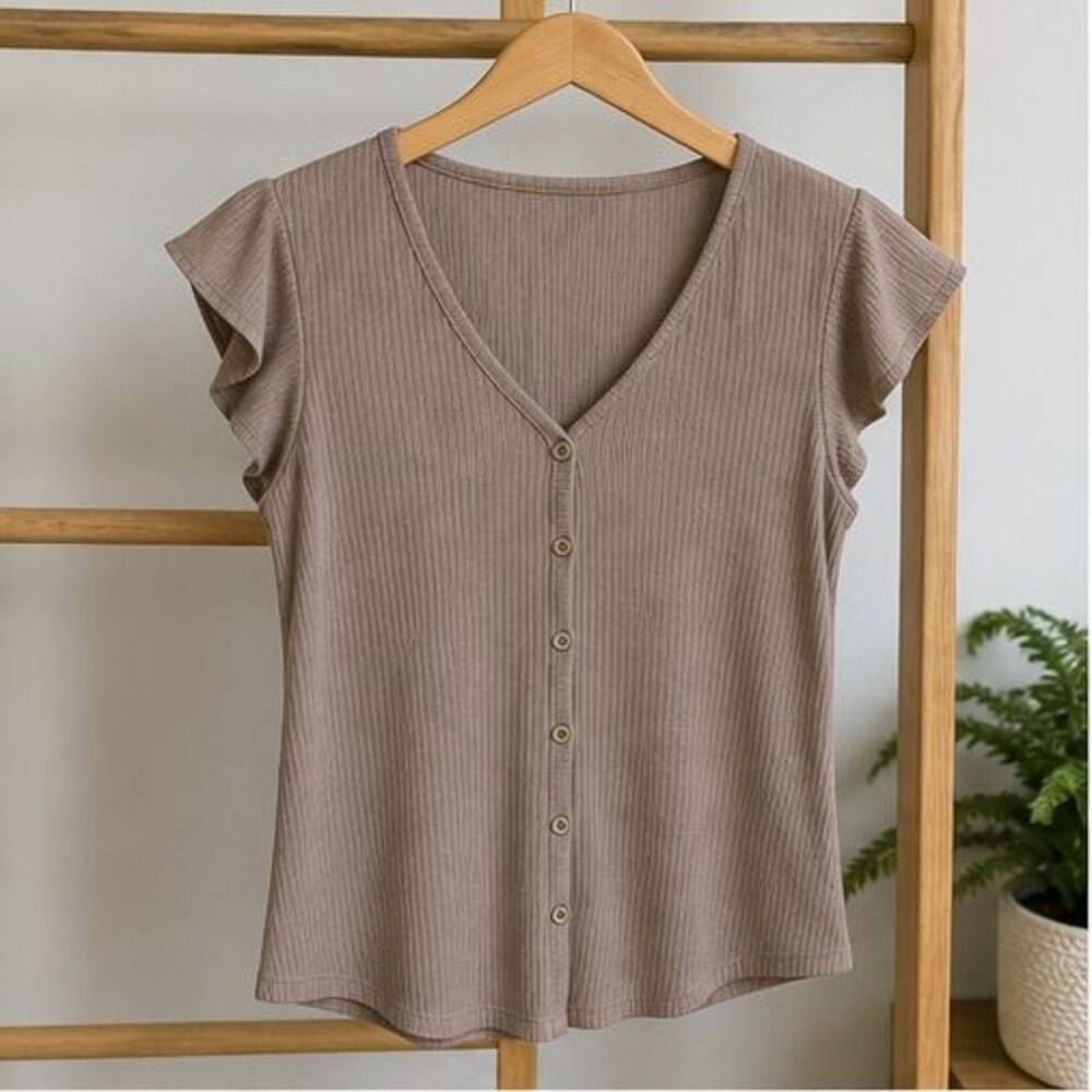 Taupe Tunic Blouse